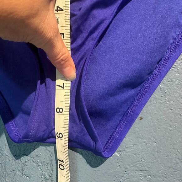 Mossimo Bottoms Medium Top Small Bikini Periwinkle Blue Hot Tub Pool Cruise - Picture 4 of 9
